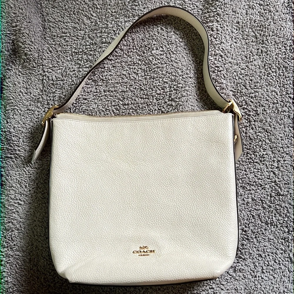 Coach leather shoulder purse